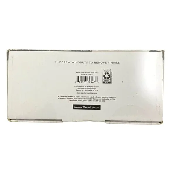 NWT Better Homes & Gardens Marble Finial Set - Picture 7 of 8